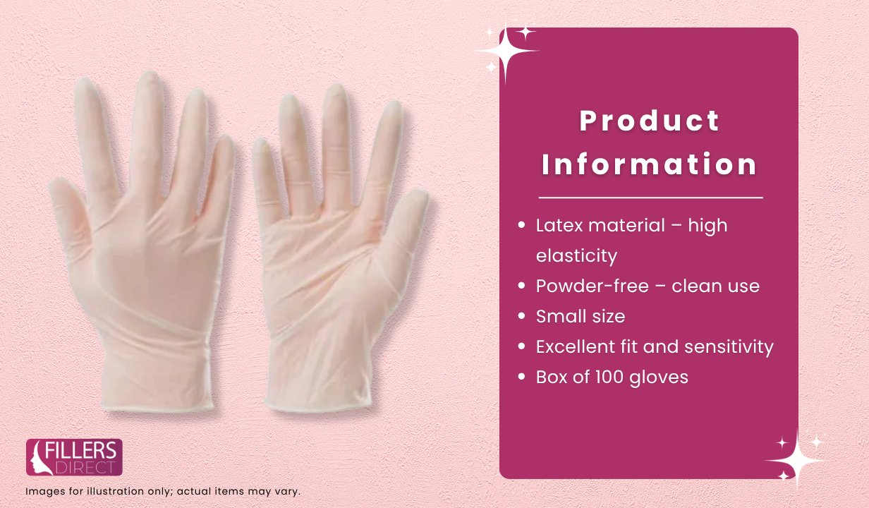 Latex Powder Free Gloves - Small x100 - 3