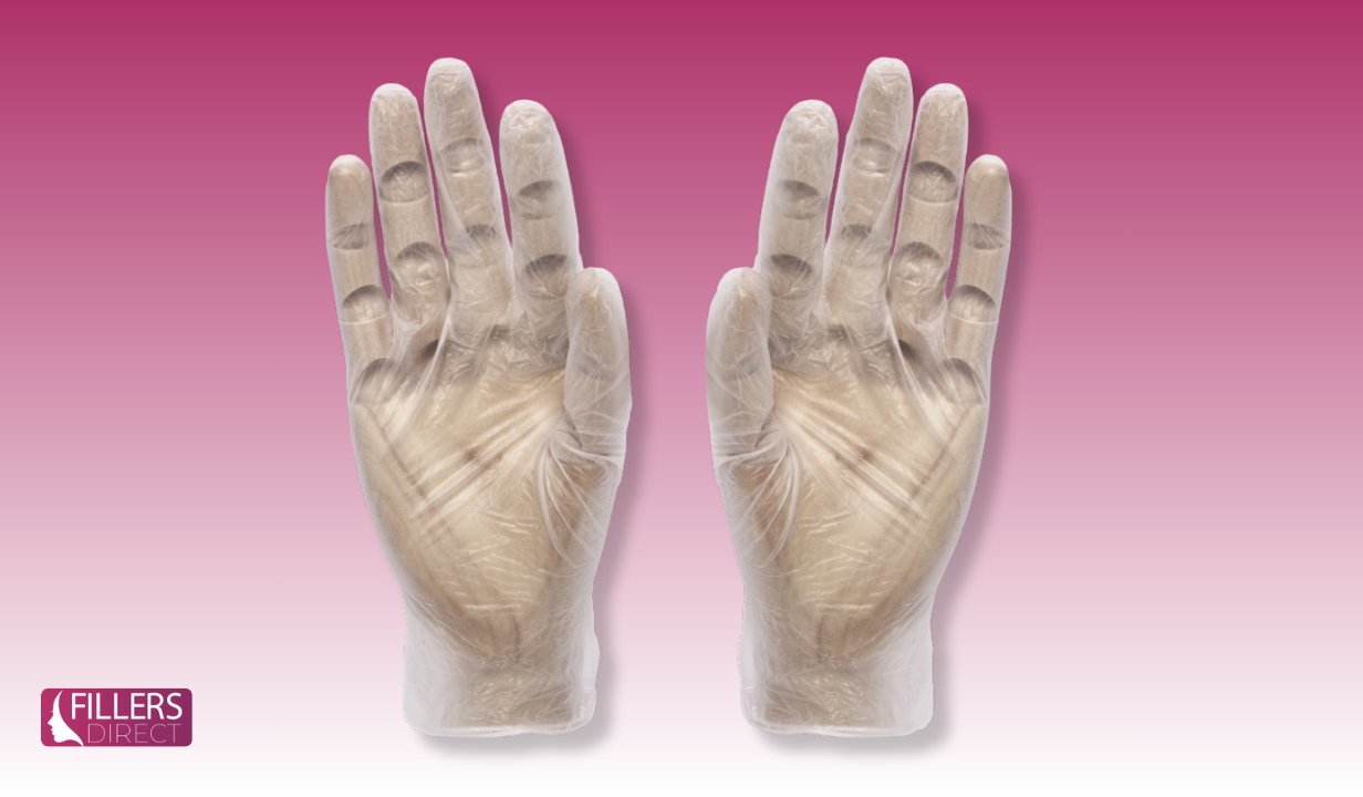 Vinyl Gloves Clear Powder Free - Large x100 - 1