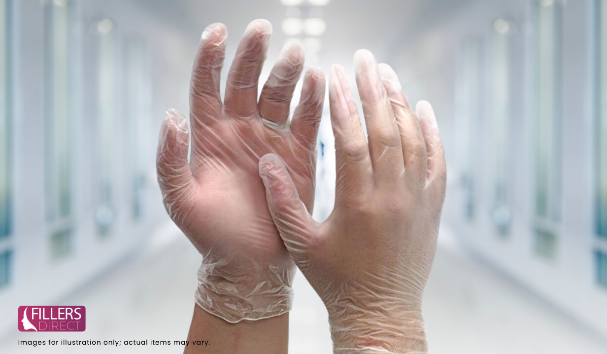 Vinyl Gloves Clear Powder Free - Large x100 - 2