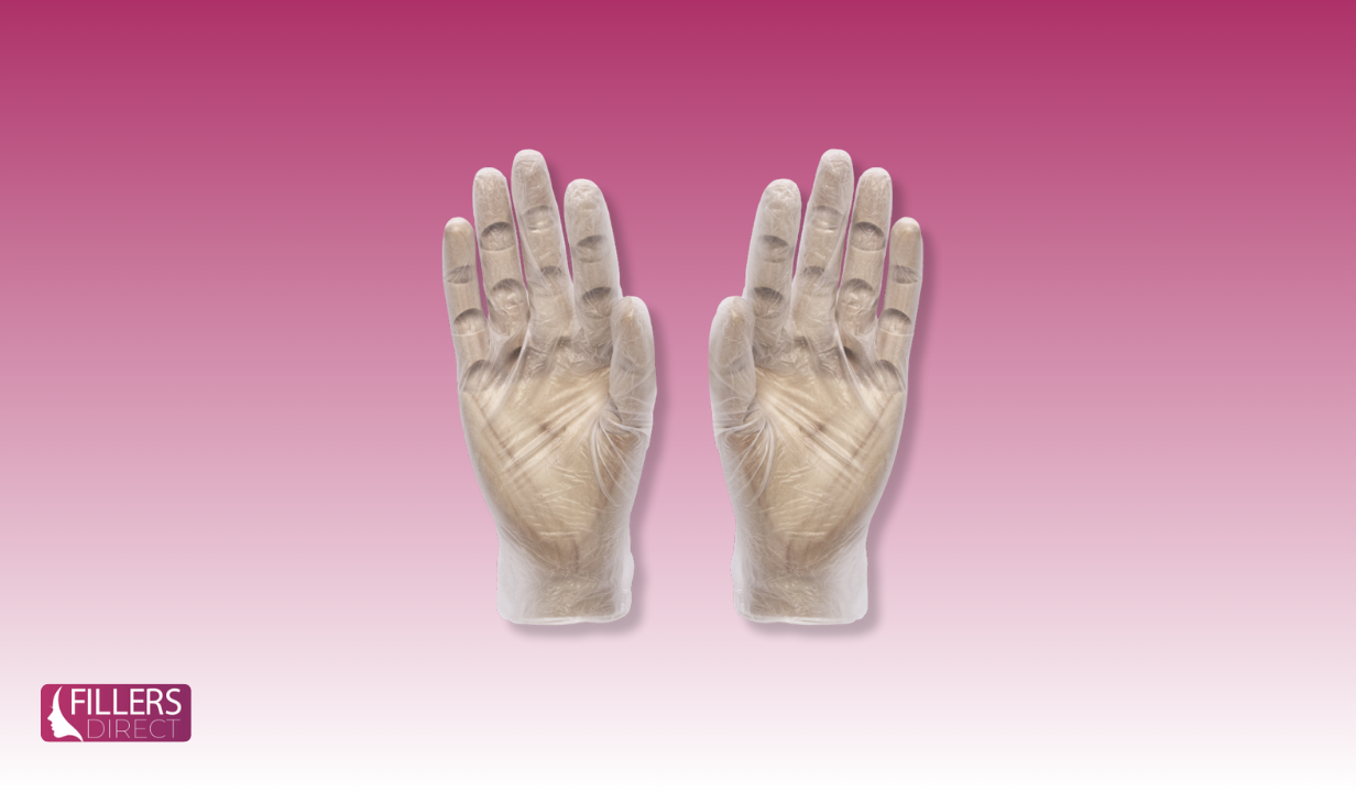 Vinyl Gloves Clear Powder Free - Small x100 - 1