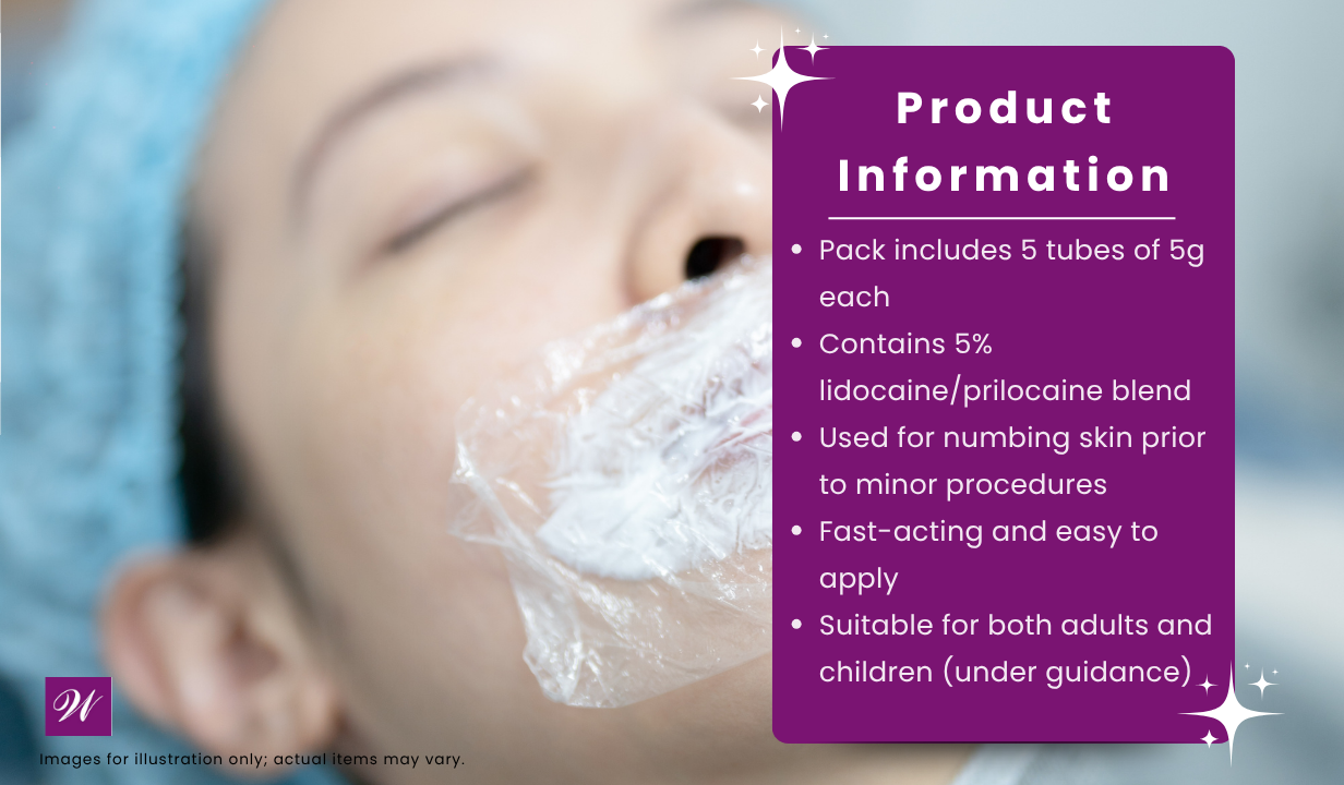 EMLA 5% Cream 5 x 5gm - 3