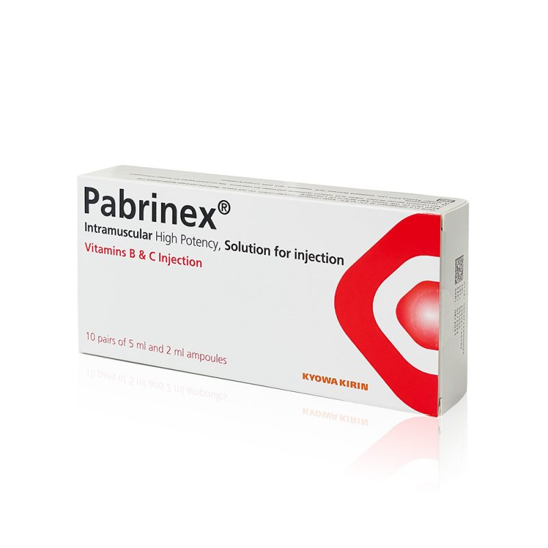 Vitamin C & B I.M - Pabrinex IM injection 10x (5ml & 2ml amps) - 1
