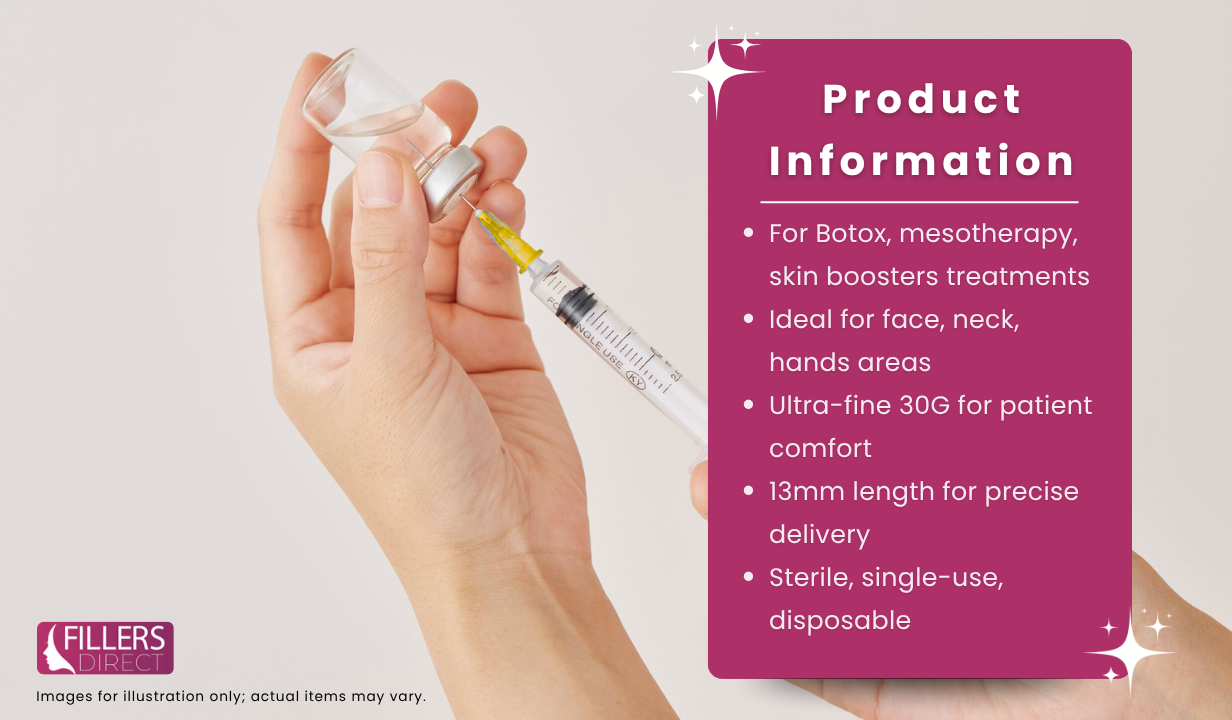 NEEDLES YELLOW 30G X 0.5" X 100 - 2