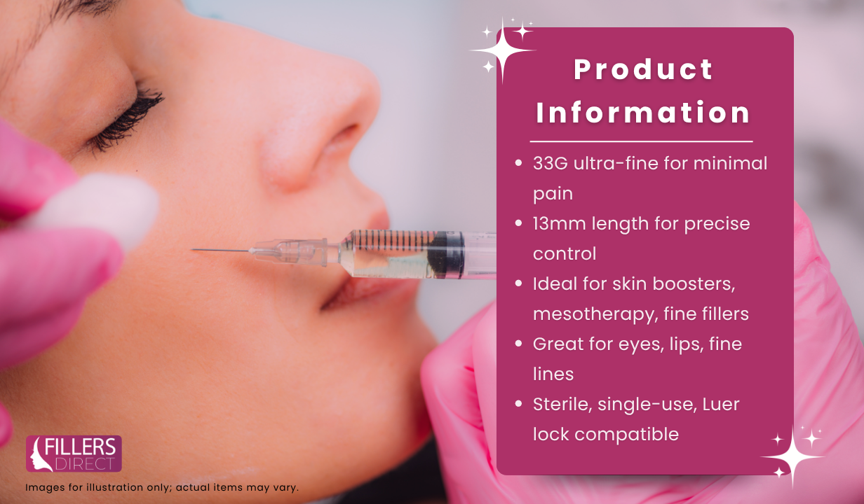 TSK STERIJECT NEEDLES 33G X 13MM X 100 - 3