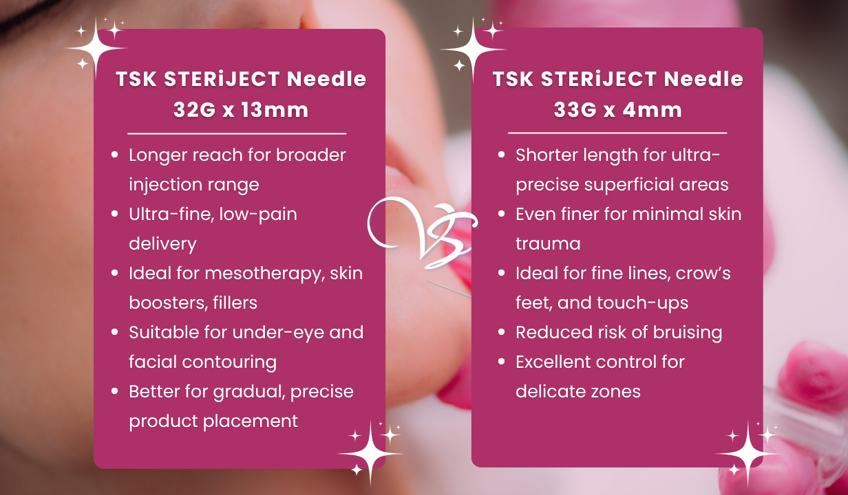 TSK STERIJECT NEEDLES 32G X 13MM X 100 - 4