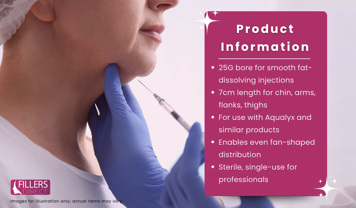 INTRALIPONEEDLE 25G X 7CM X 1 - 3