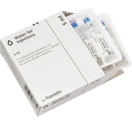 Water For Injections 5ml x 10 ampoules - 1