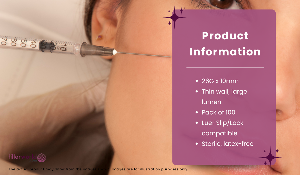 BD BD300300- Microlance hypodermic needle Brown 26G x 10mm 100 x needles - 4