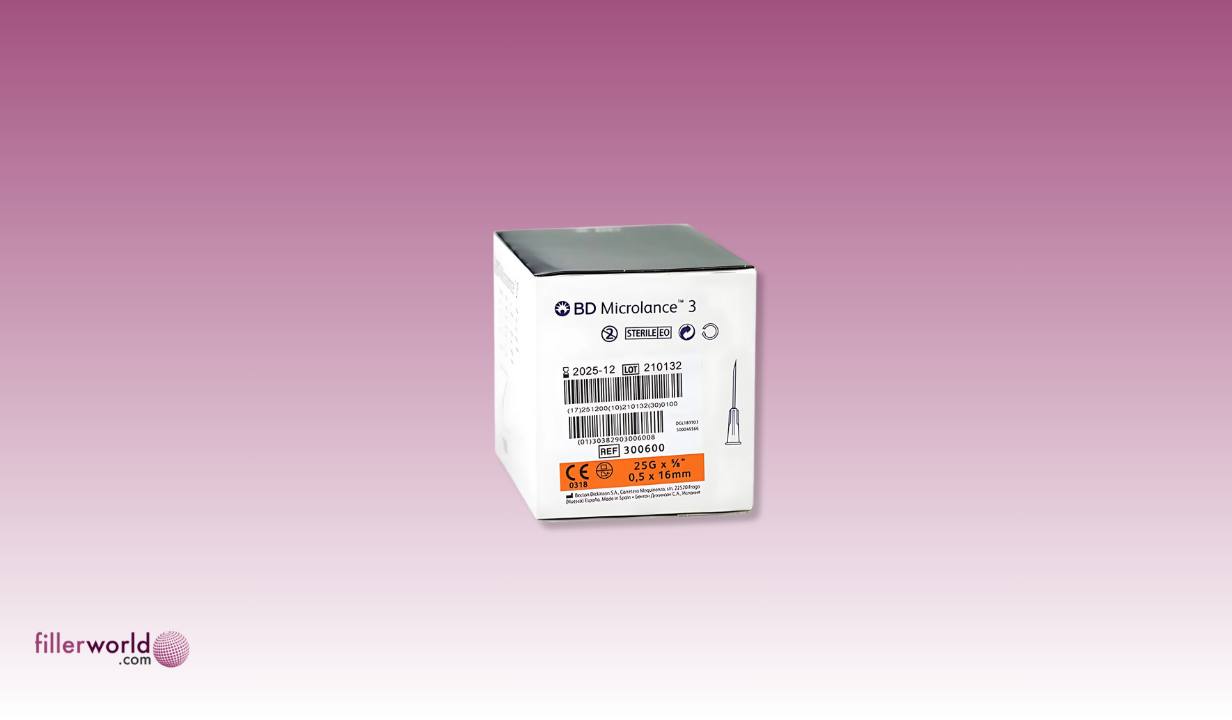 BD BD300400- Microlance hypodermic needle Orange 25G x 25mm 100 x needles - 2