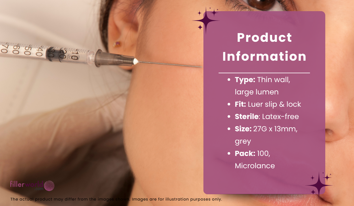 BD BD300635- Microlance hypodermic needle Grey 27G x 13mm 100 x needles - 4