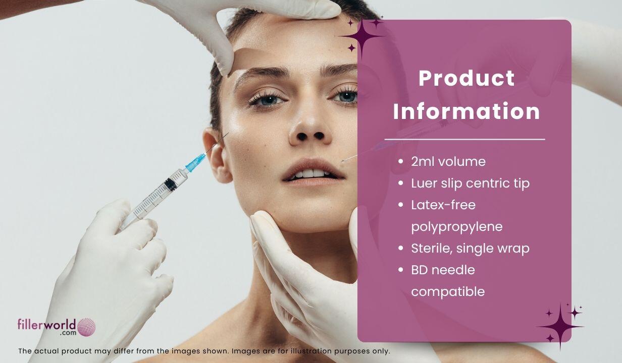 BD BD307727 -Emerald Luer Slip Centric 2ml Syringe – without needle 100x2ml - 4