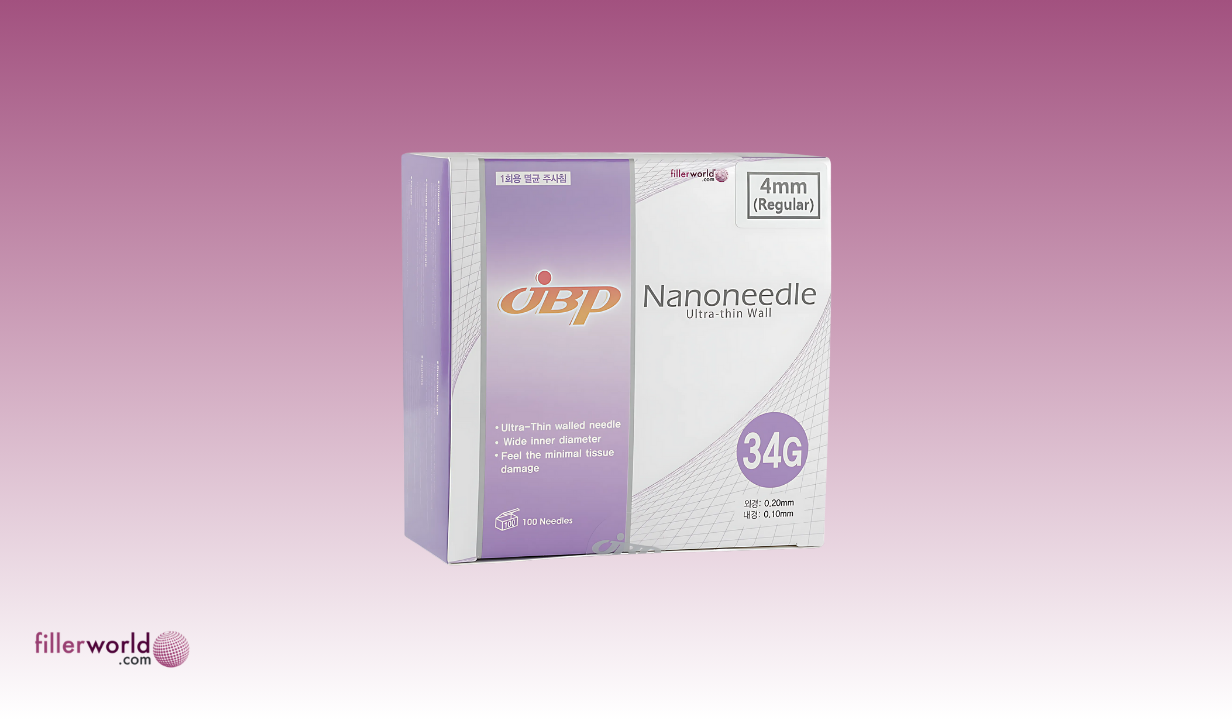 Jbp Nanoneedle 34G 4mm Regular (100 UTW needles) 100 needles - 1