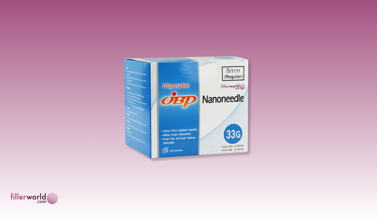 Jbp Nanoneedle 33G 8mm Regular (100 UTW needles) - 5