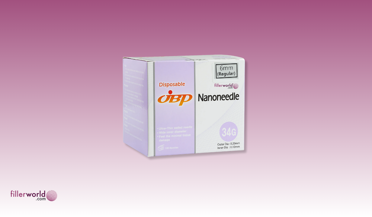 Jbp Nanoneedle 34G 6mm Regular (100 UTW needles) 100 needles - 5
