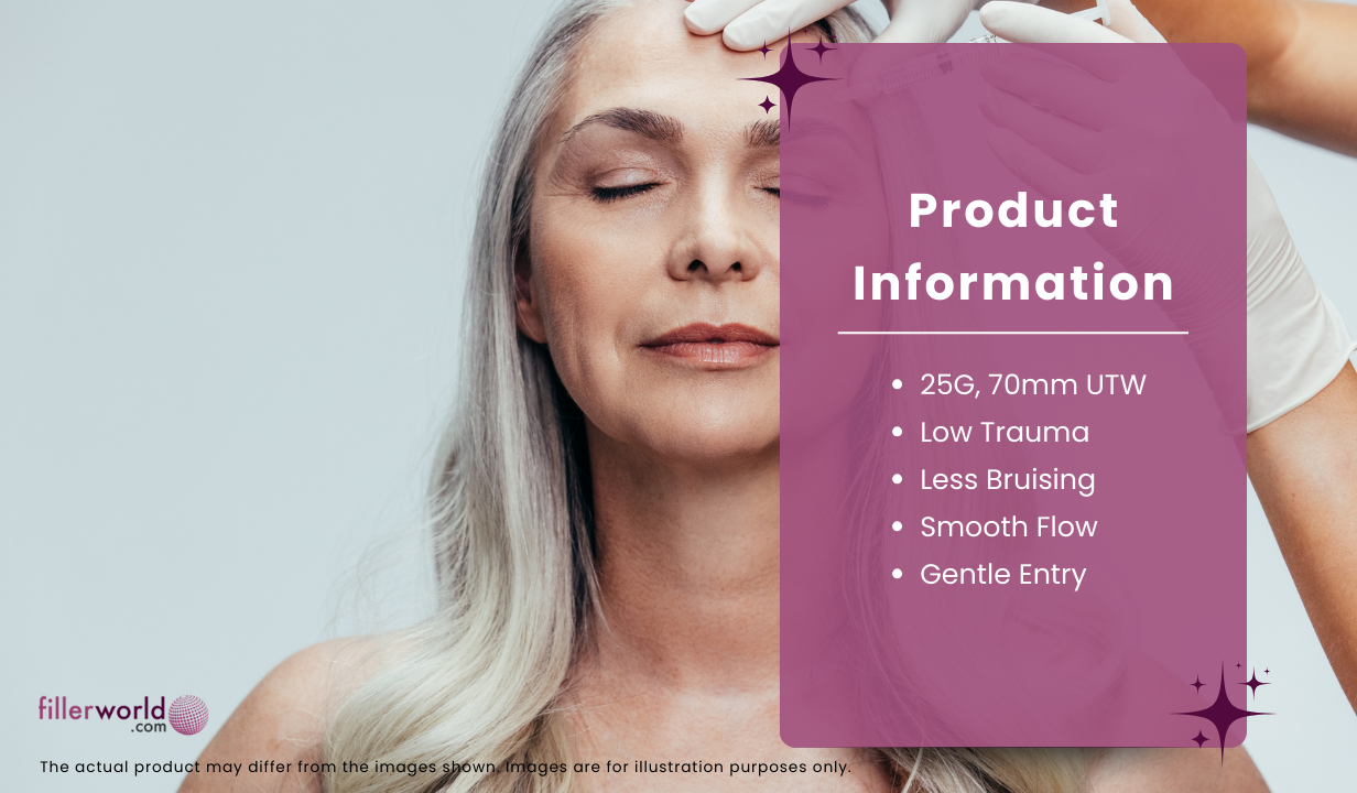 Jbp Nano Cannula 25G 70mm UTW (24 needles) 24 needles - 2