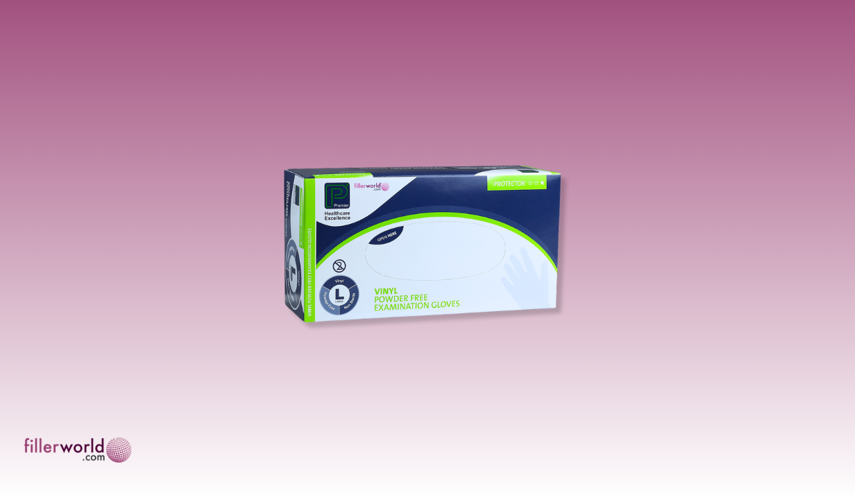Vinyl Powder Free Gloves Large 1 box of 100 (PMP5860) - 1