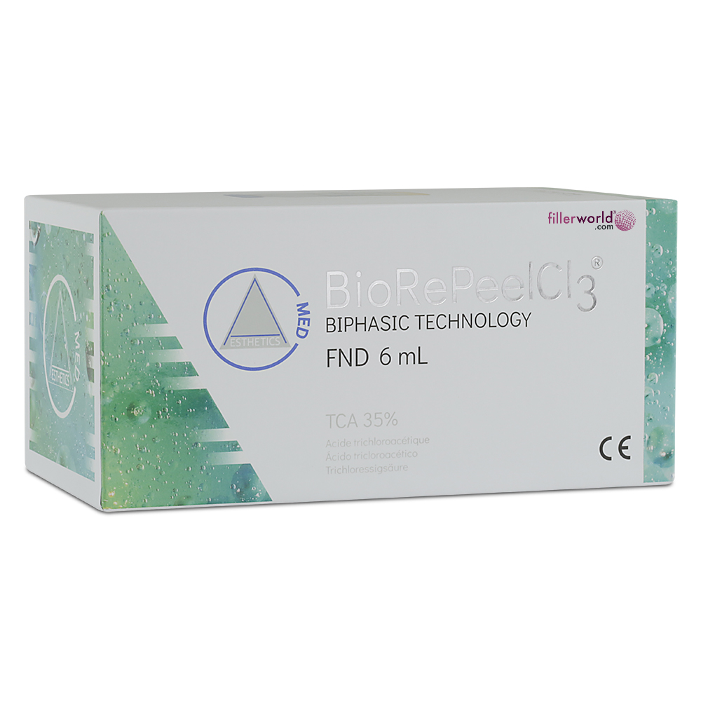 BioRePeelCl3 Biphasic Technology Biostimulation Revitalization Peeling FND  5x6ml Vials - 3