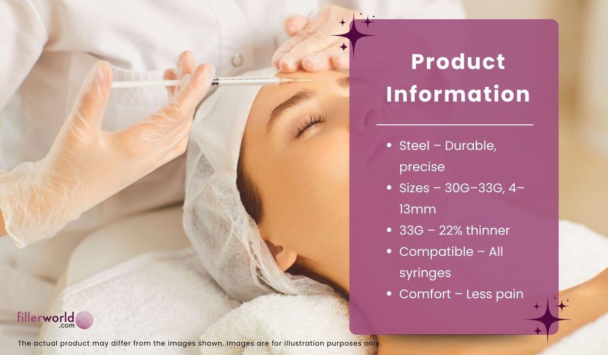 TSK Laboratories TSK Pre Regular Hub Needle 30G x 13mm (1/2") (HPC-30013E)- 1 BOX OF 100 - 4