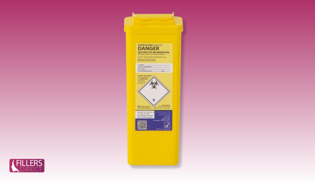 Sharpsguard - Yellow 0.5 Ltr Sharps Bin - 1