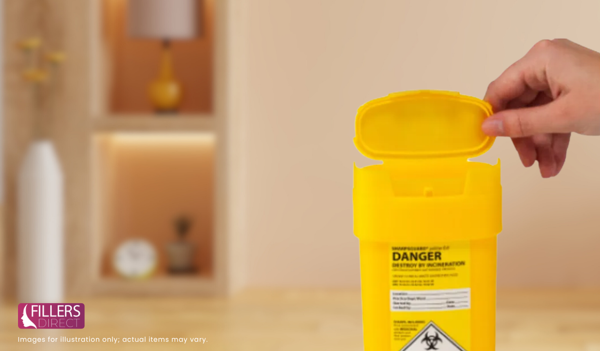 Sharpsguard - Yellow 0.5 Ltr Sharps Bin - 2