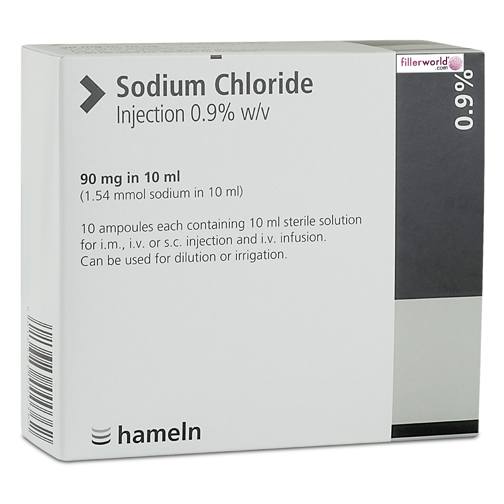 Sodium Chloride Injection 0.9% (90mg in 10ml)  90mg in 10ml, 10 ampoules - 1