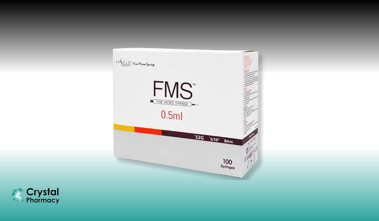 FMS Fine Micro Syringe 0.5ML - 1