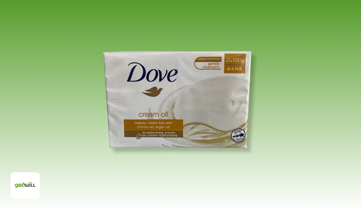 Dove gentle cleansers 2×100g BARS Cream Oil - 1