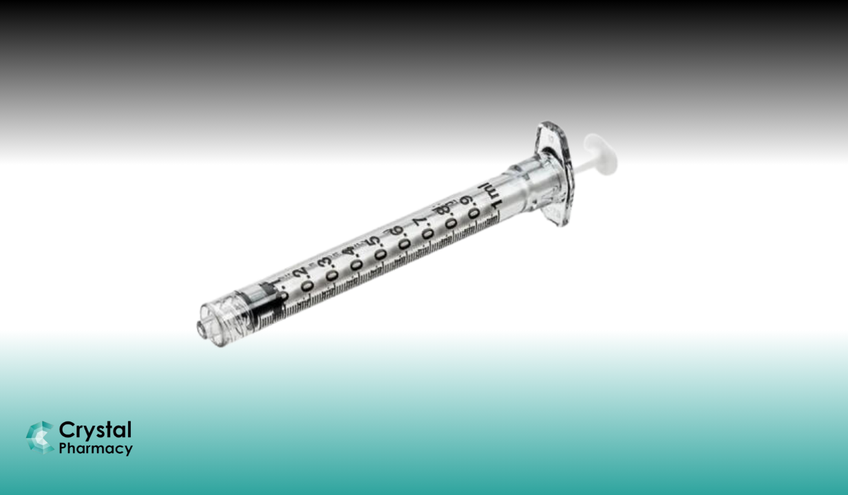 Luer Lock Syringe (1ml) - Pack of 100 - 1