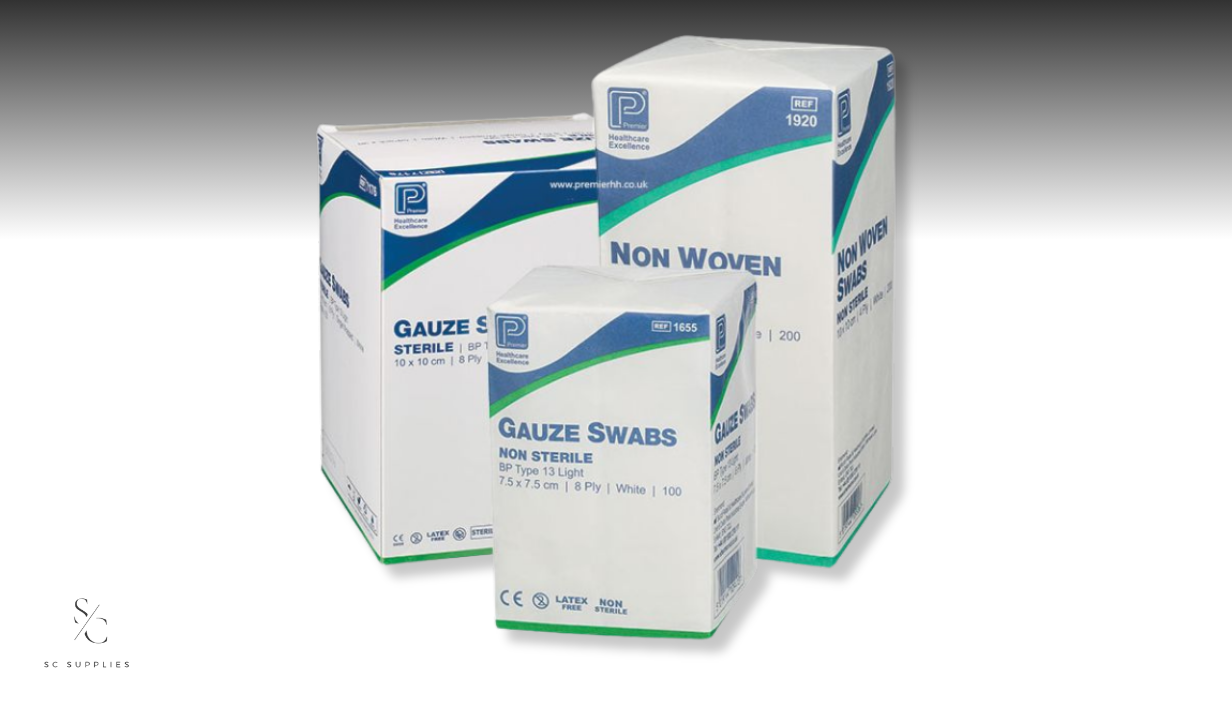 Gauze Swabs 7.5 x 7.5cm 8 Ply - Pack Of 100