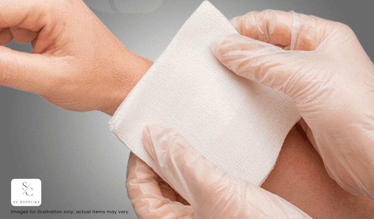 Gauze Swabs 7.5 x 7.5cm 8 Ply - Pack Of 100 - 2