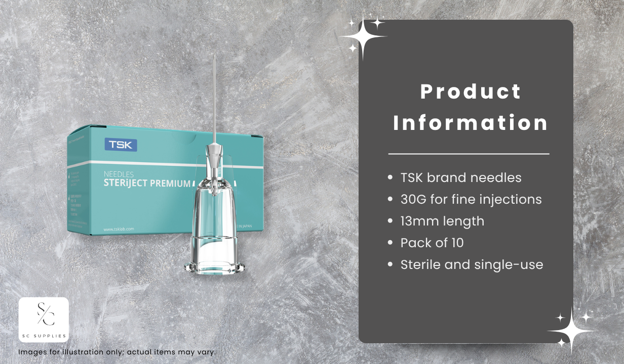 TSK 30g/13mm Needles (10) - 3