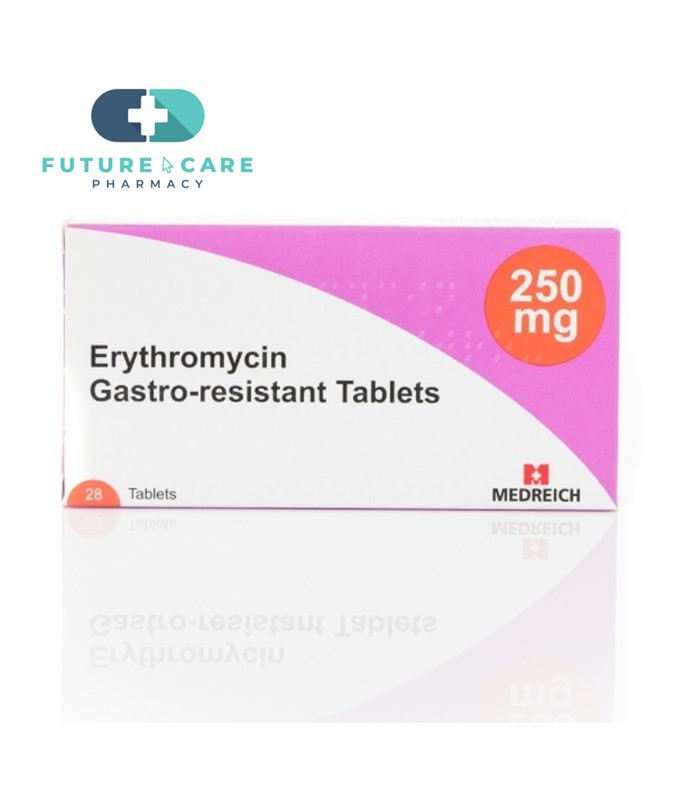 Erythromycin Tablets 250mg (28) - 1